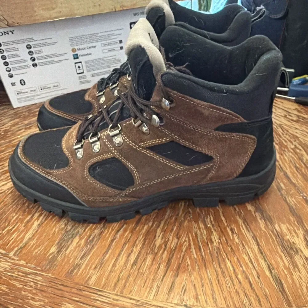 Red Head Hiking Boots Everest II Brown Leather Lace Up Mens